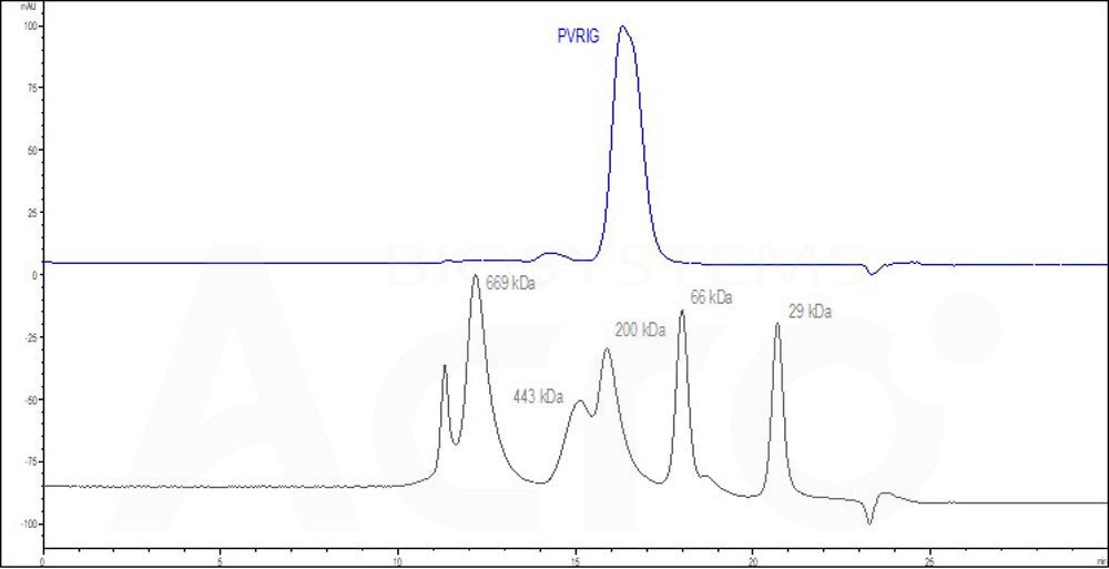 Biotinylated Human PVRIG Protein, Fc,Avitag (Cat. No. ) HPLC images